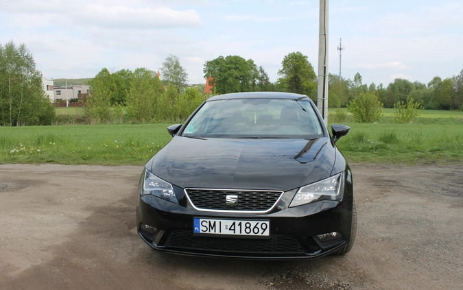 Seat Leon cena 32990 przebieg: 93500, rok produkcji 2013 z Orzesze małe 137